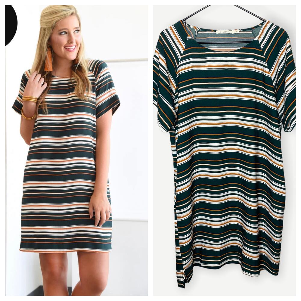 Ellison striped shirt dress size large